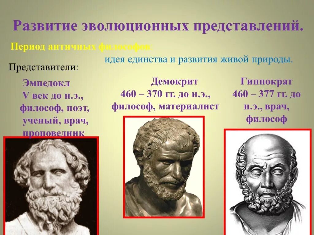 Эволюционные идеи ученых. Эволюционные представления. эволюционные идеи в античности. развитие эволюционных представлений. эволюционные взгляды древних философов.