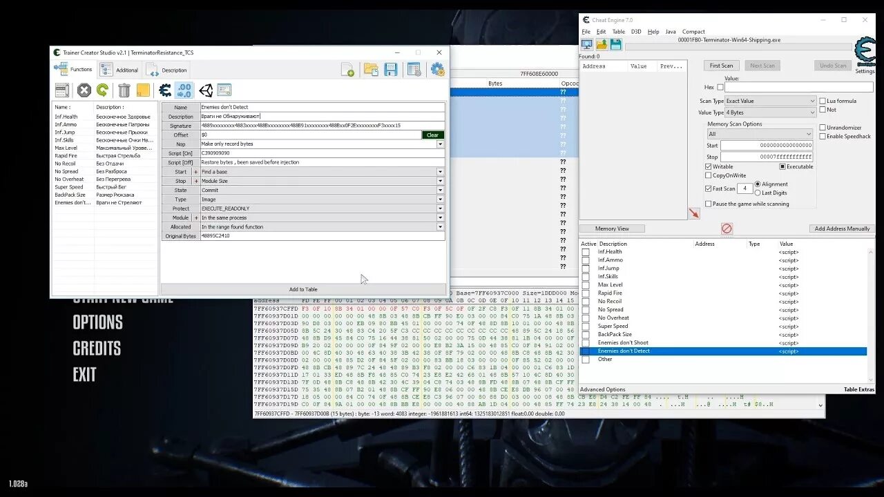 Cheat engine trainer. Программы для создания трейнеров. сигнатуры в cheat engine. magic trainer creator. как сделать свой трейнер для cheat engine.