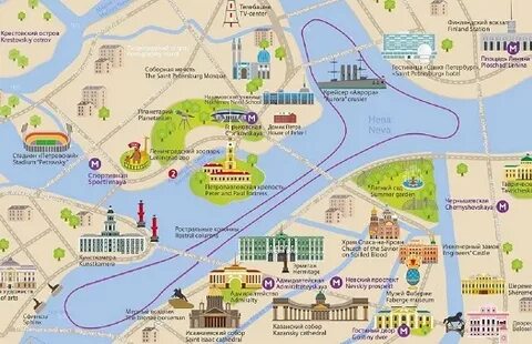 Разводной мост петербург карта