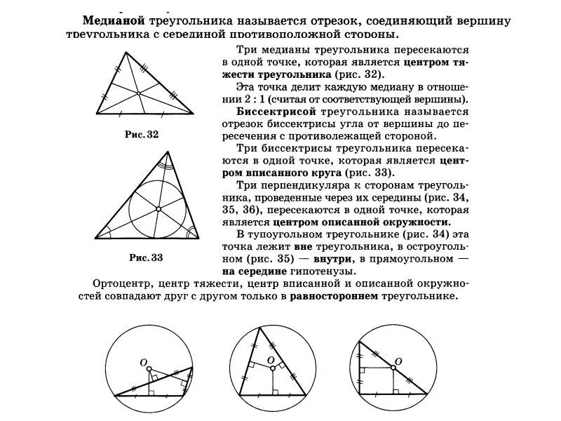 Центр описанной окружности совпадает с точкой. 4 Замечательные точки треугольника. Замечательныке ьочк треульника. Построение четырех замечательных точек треугольника. Замечательные точки окружности.