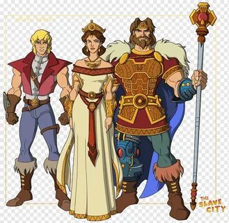 Teela King Randor He-Man Queen Marlena She-Ra, others, middle Ages, cartoon...