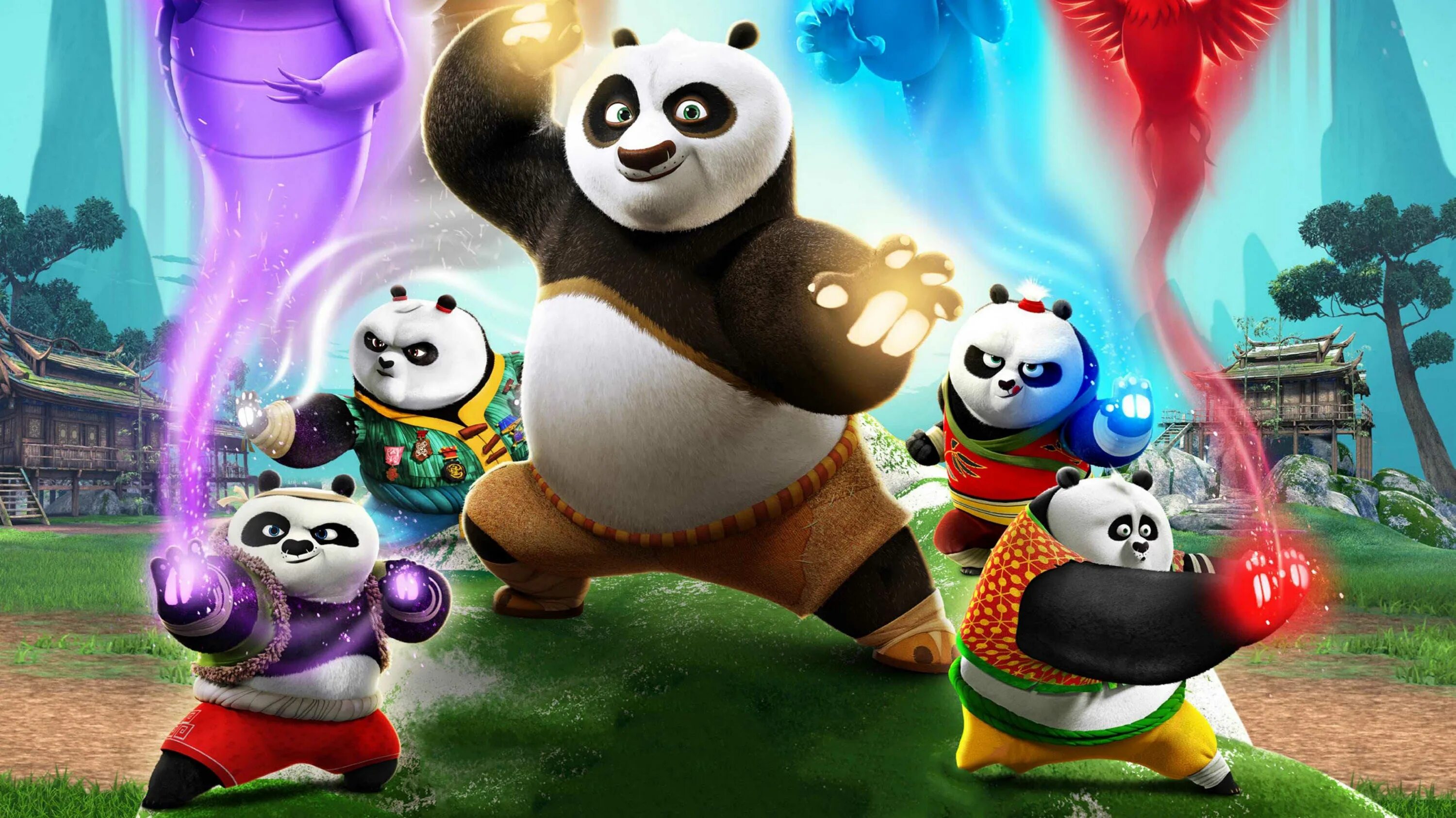 Kungfu panda 4 o zbek tilida uzmovie. Кунг-фу Панда лапки судьбы. Кунфу Панда лапки судьбы.