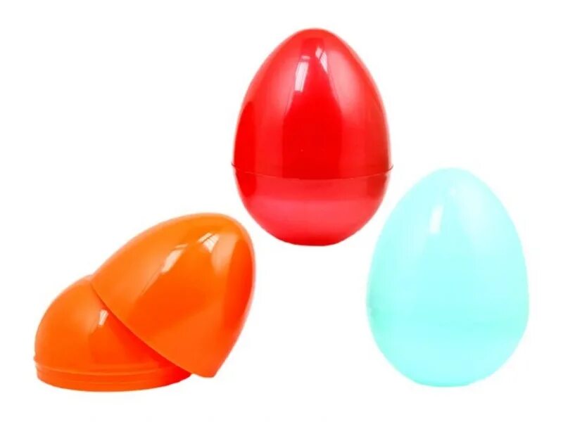 Пластмассовые яйца. Игрушечное пластмассовое яйцо. Пластиковые капсулы. Большое яйцо пластмассовое.