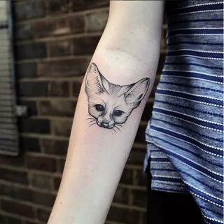 Тату фенек лисаFennec Fox татуТату лисы фенекТату фенек лисаТату ЛисичкаТат...