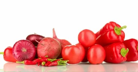 Продукты красного цвета