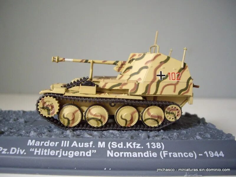 138 сд. «Marder» III Ausf. М (SD.KFZ.138). Модель Marder 3 Ausf m.