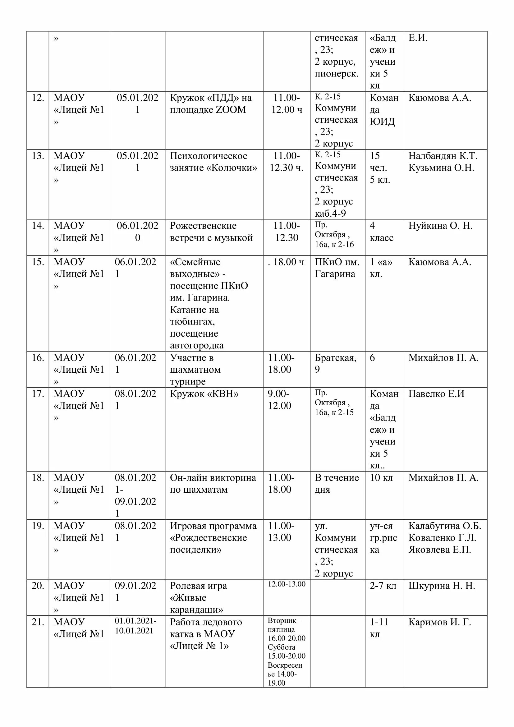 Лицей 1 Ухта. Расписание каникул лицей. Каникулы лицей 1 Ухта. Расписание лицей 1 Ачинск.