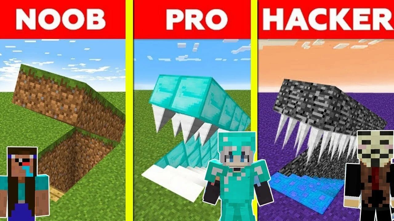 Noob vs hacker. Нуб vs про. minecraft noob pro hacker. minecraft noob vs pro vs hacker. xxx boon vs nro vs haker vs bok minecraft.