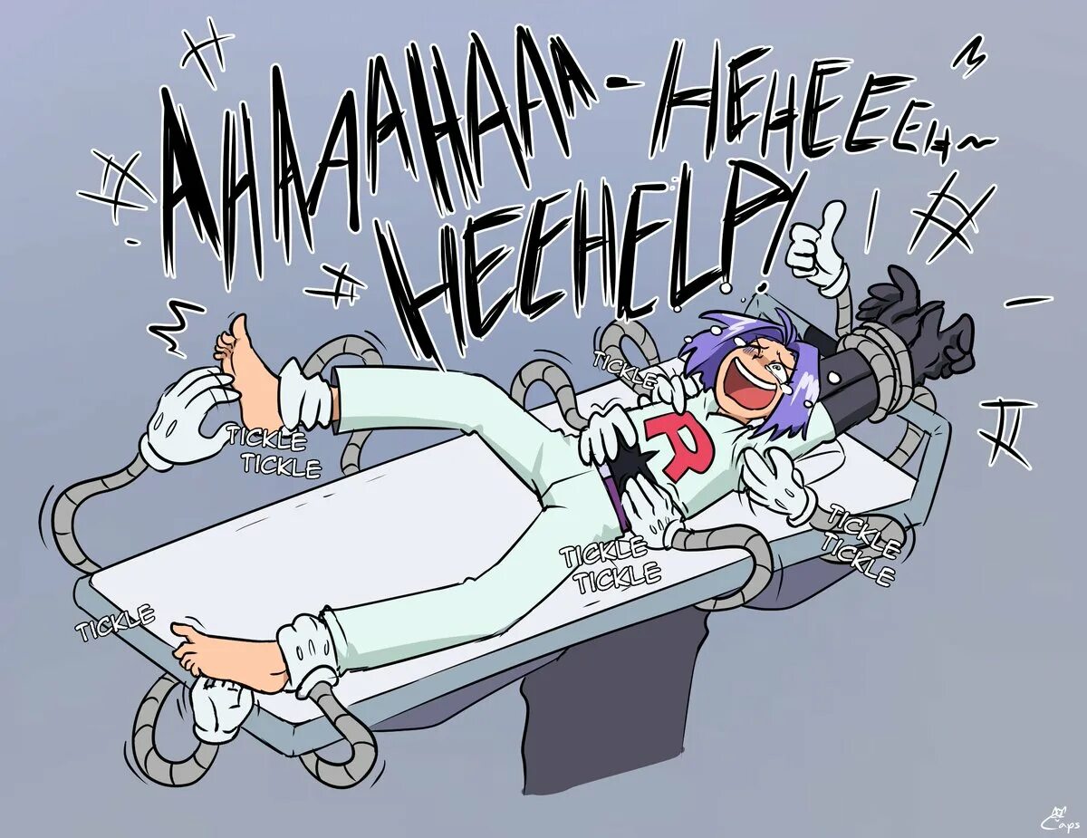 Tickling machine