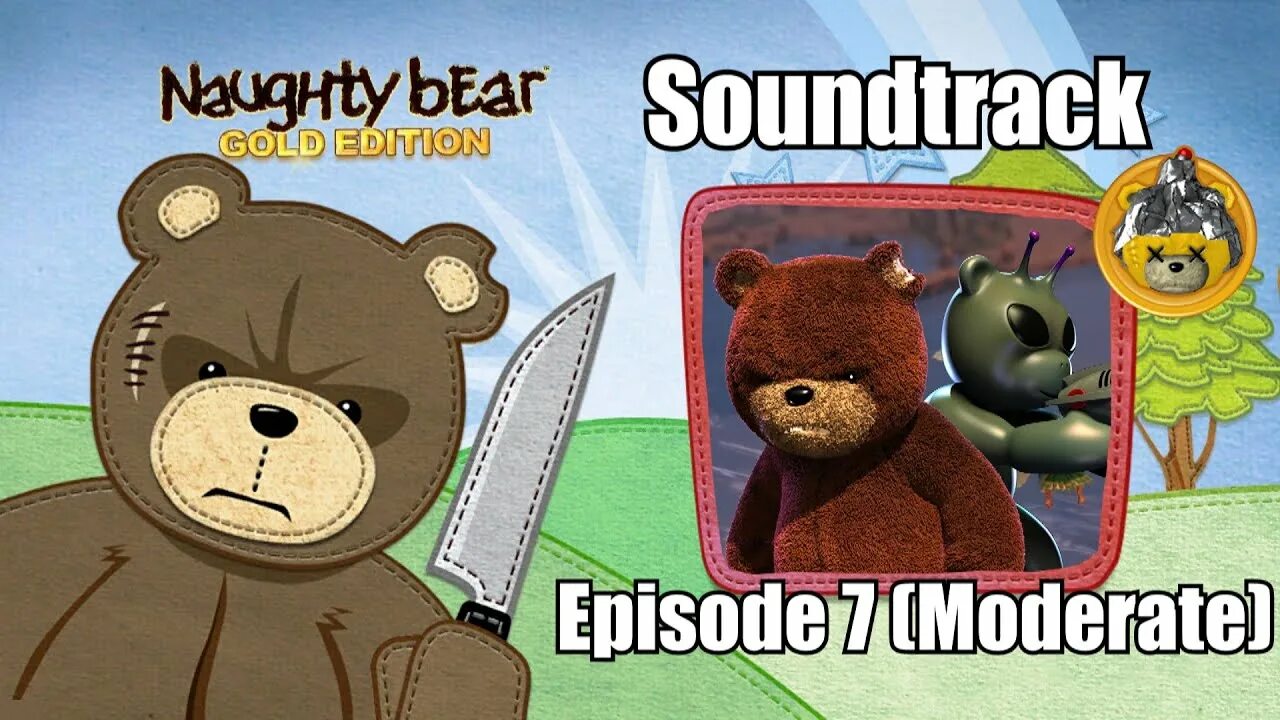 Soundtrack episode. Naughty Bear. Gold Bear. Naughty Bear: Panic in Paradise. Naughty_Bear 9.