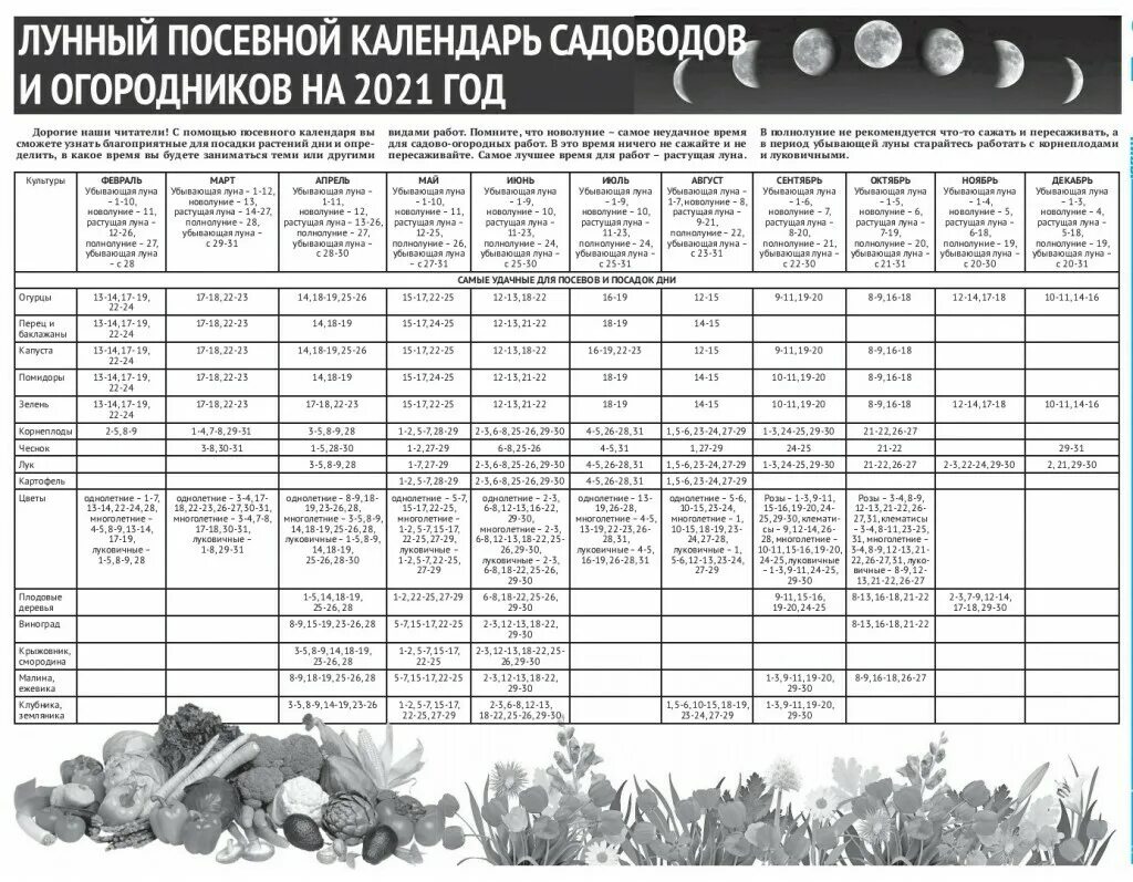 Посевная таблица огородника на 2021 год. Лунный календарь посевной на 2021 садовода и огородника. Посадочный календарь на 2022 год. Лунный календарь садовода и огородника 2022.