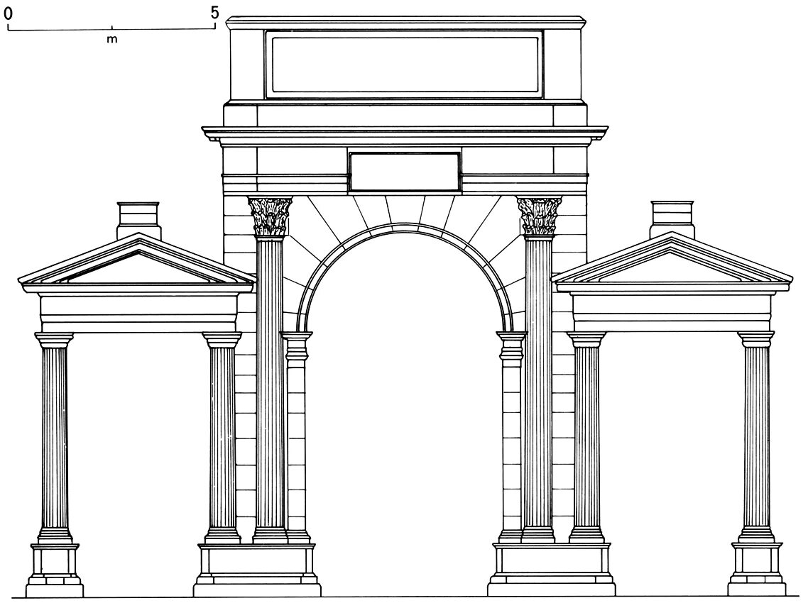 Арка нарисовать. Триумфальная арка в стиле Ампир. Архитектурные элементы арки. Арка в стиле классицизм. Арка эскиз.