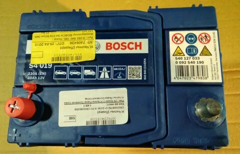 Дата выпуска аккумулятора bosch