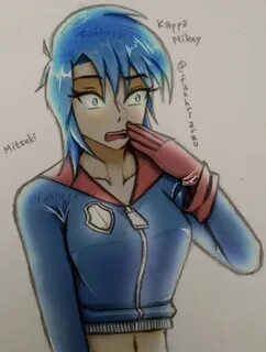 Selten Gefrierschrank Stiefel kappa mikey mitsuki fanart Mantel Papier Stewardes