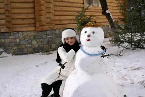 Колье для снежной бабы