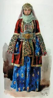 Национальный костюм дагестана женский