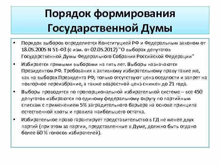 Назначение выборов депутатов. Порядок формирования гос Думы кратко. Порядок формирования государственной Думы кратко. Способ формирования государственной Думы. Гос Дума совета Федерации порядок формирования полномочия.