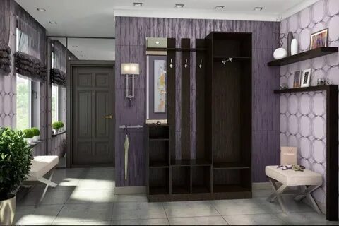 Прихожие цвет графит