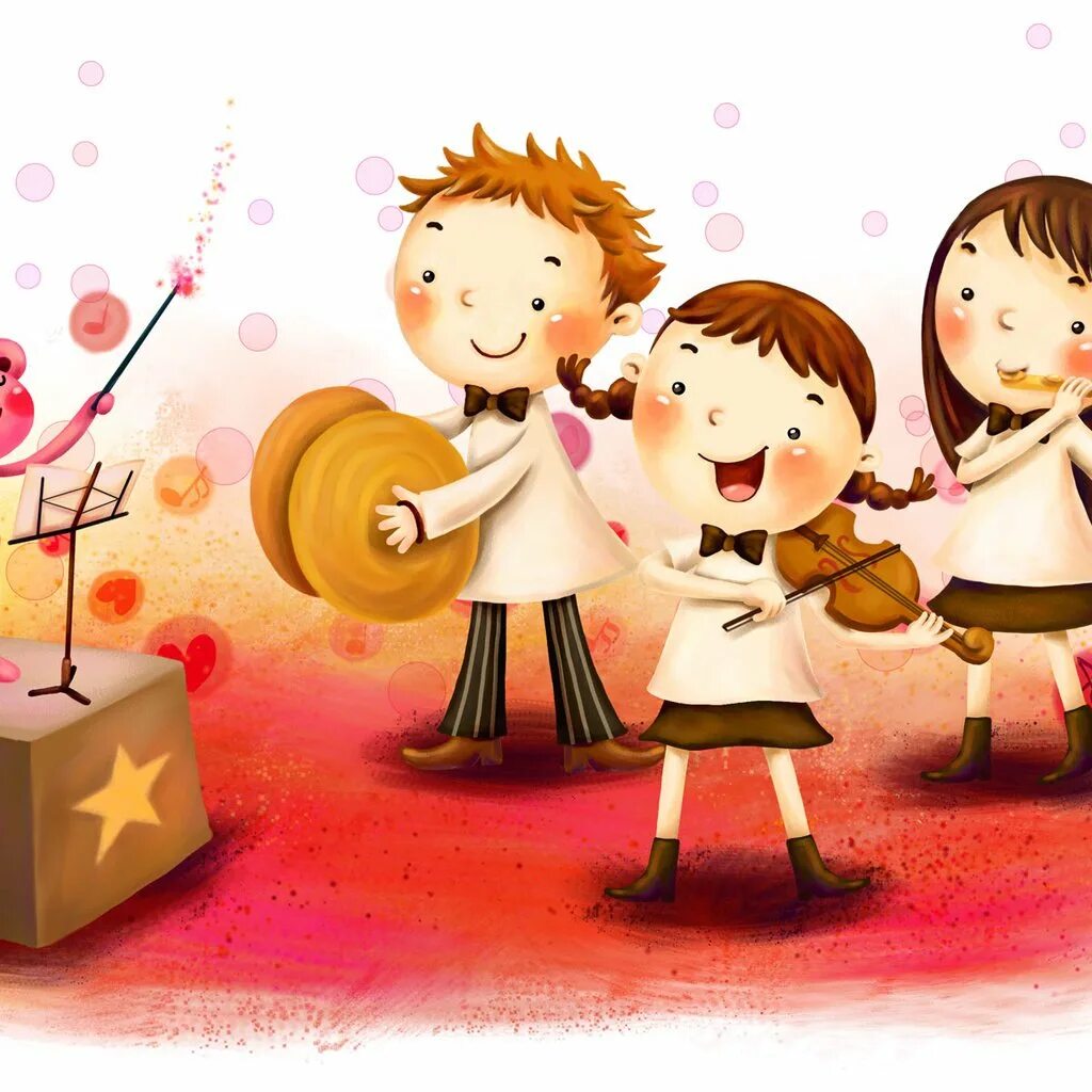 фон для буклета школы искусств. веселые музыканты. музыкальные дети. музыкальные картинки. музыкальный фон для детей.