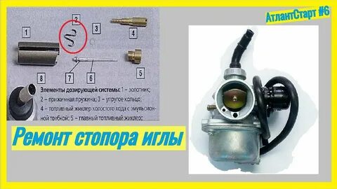 Игла мопед альфа
