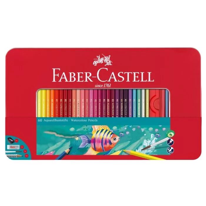 Faber castell акварельные. Карандаши Faber Castell 60 цветов. Карандаши Фабер Кастелл 20 цветов. Акварельные карандаши Фабер Кастелл. Набор карандашей акварельных Faber-Castell "рыбки" 24 цв + кисточка.