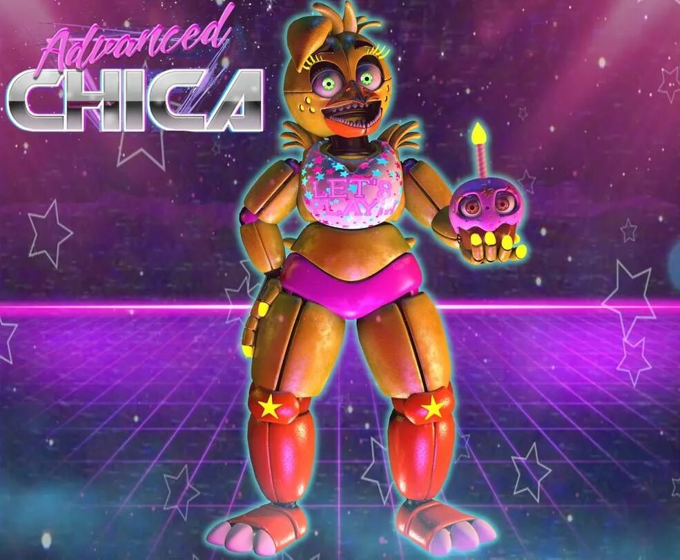 Глэм рок чика. Эдвансед чика. глэм чика. advanced чика. глэм чика фнаф.