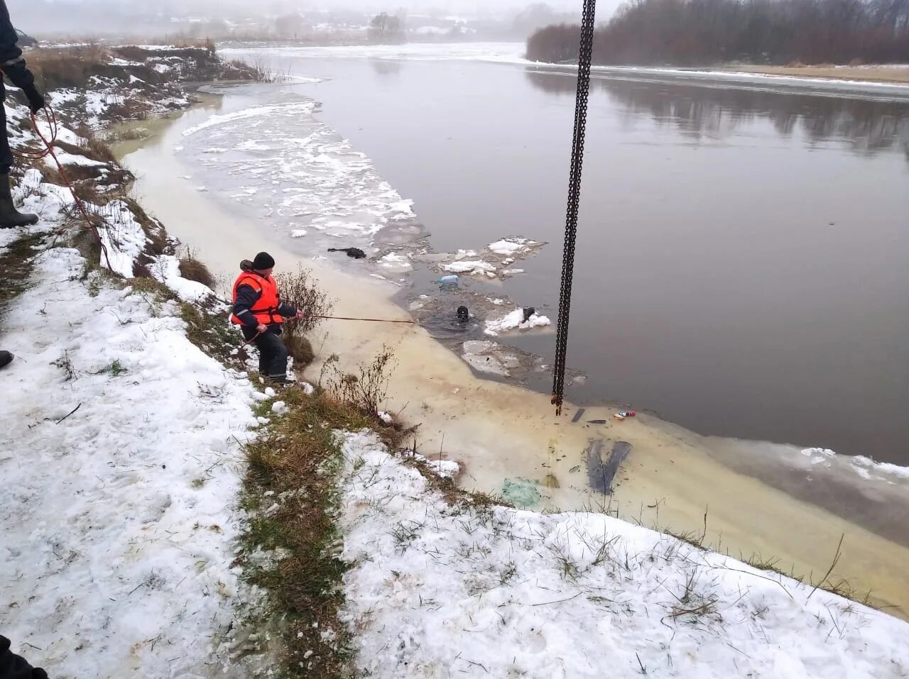 Трое утонули под Трубчевском районе. Авария в Рябчовске Брянской области.
