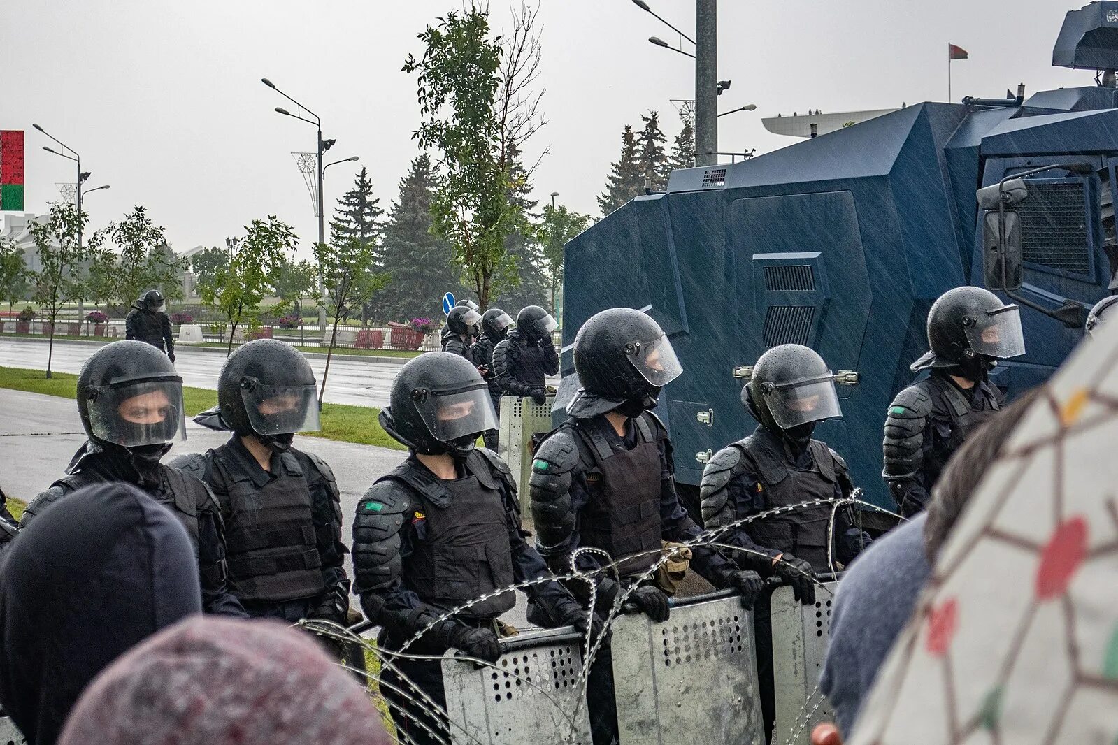 Силовики Беларуси. Протесты в Беларуси 2020. Митинг августа