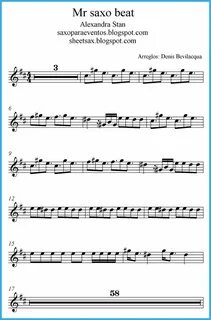 mr saxobeat tenor saxophone sheet music - Google Search Saxophone sheet music, S