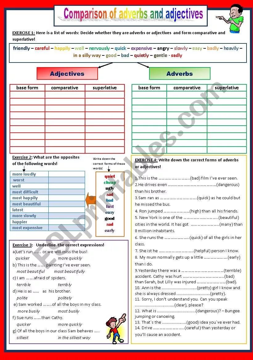 Compare adverb. Comparison of adjectives and adverbs. Adjectives and adverbs exercises. Comparative adverbs. Comparison of adjectives exercises.