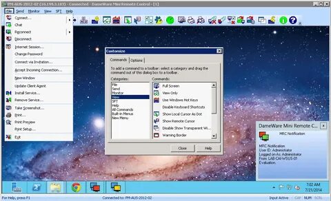 Dameware control
