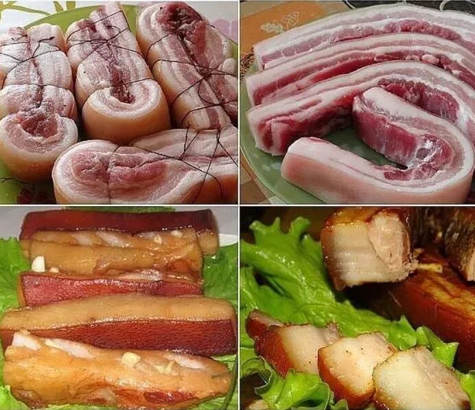 Как вкусно засолить мясную прослойку