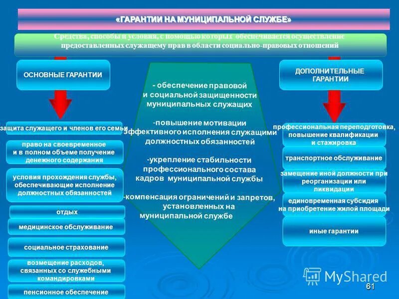 Полномочия служащих организаций