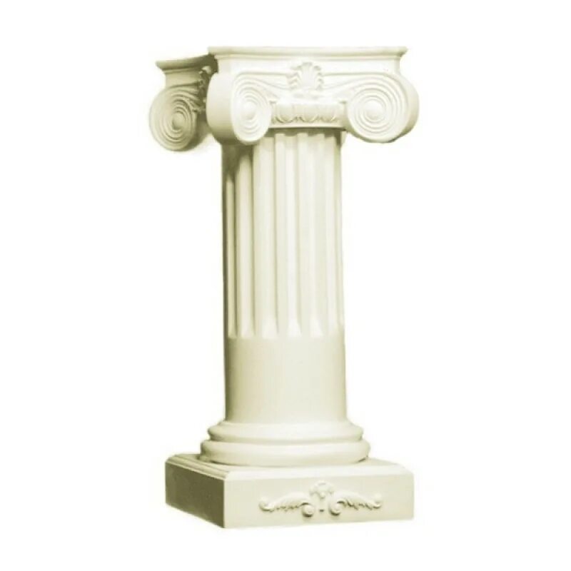 Колонна "античная №1", 76,5х28 см. Пьедестал колонна полистоун. Короткая колонна. Короткая колонна. Мраморные колонны.
