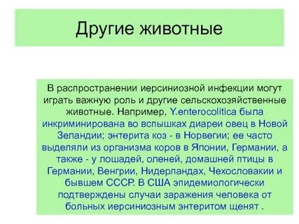 Иерсиниозная инфекция