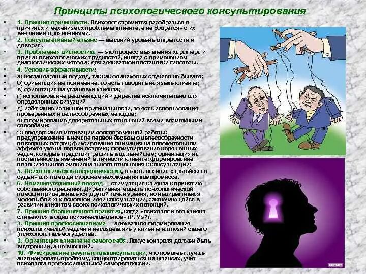 Принципы психологической помощи. Принципы психологической помощи