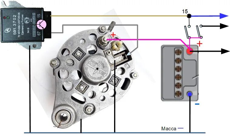 генератор око схема. схема подключения генератора ока 11113. электрооборудование сеаз 11116. генератор ваз 11113 ока. генератор око схема.