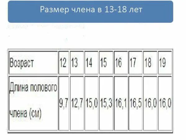 Сколько см должно быть у мужчины