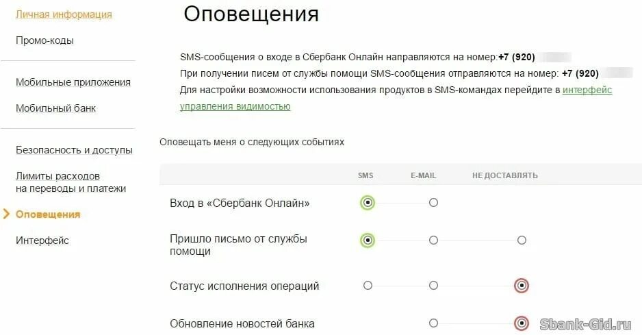 Как поменять телефон в вб. Мобильный банк оповещения. Смс уведомления Сбербанк. Уведомления по карте Сбербанка. Мобильный банк Сбербанк.