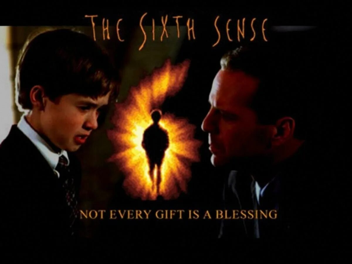 Улыбаюсь sixth sense текст. The sixth sense 1999. Шестое чувство 1999 Постер.