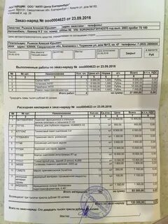 Наряд ремонт