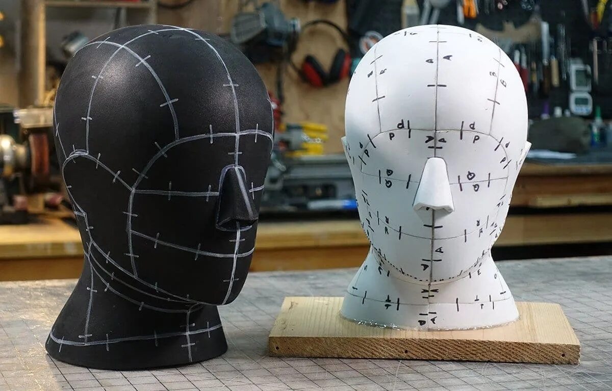 Head forms. Eva Foam шлем. ЭВА пена для моделирования шлема.