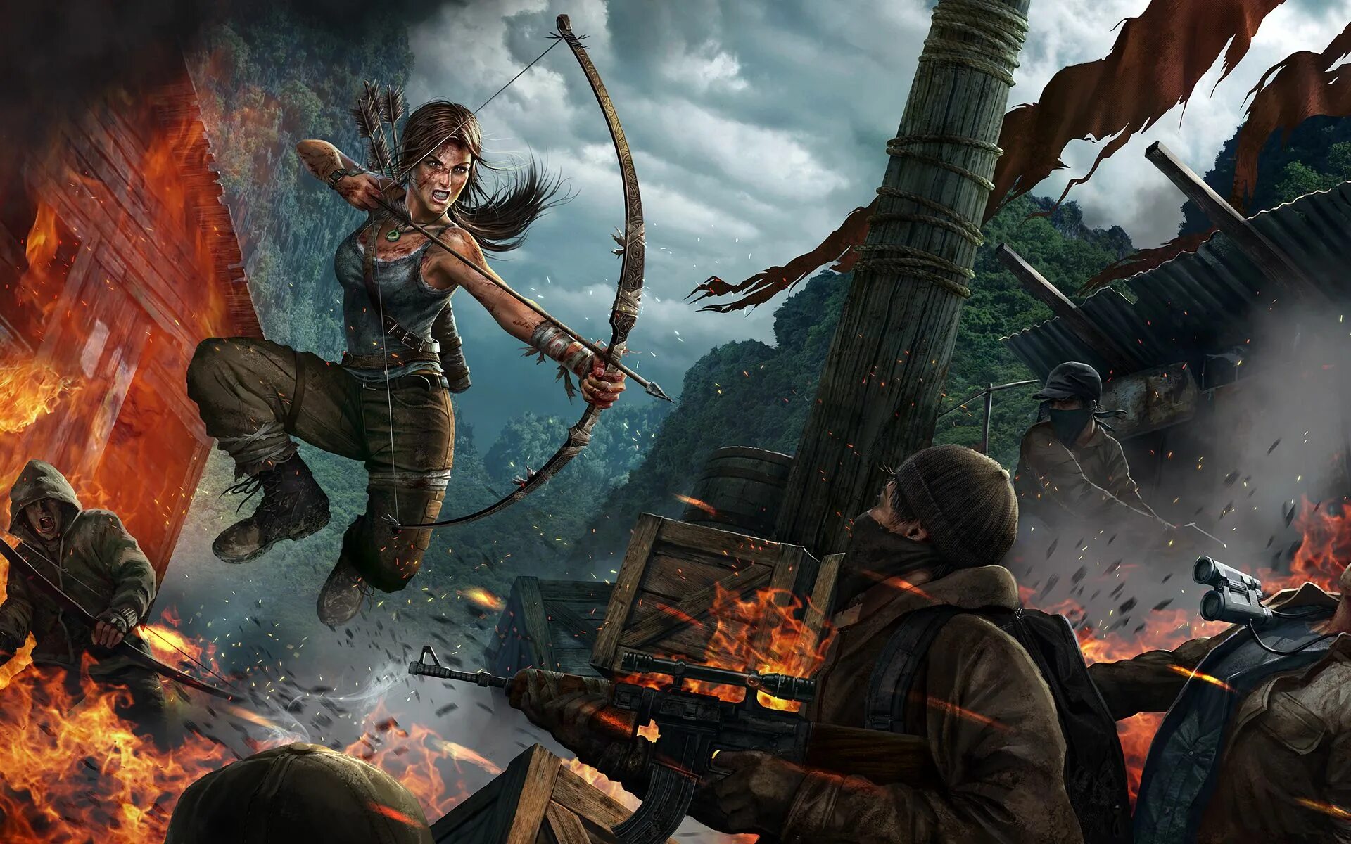 Игрой и она будет идти. Tomb Raider (игра, 2013). Томб Райдер 2013. Томб Райдер 2013 арт.