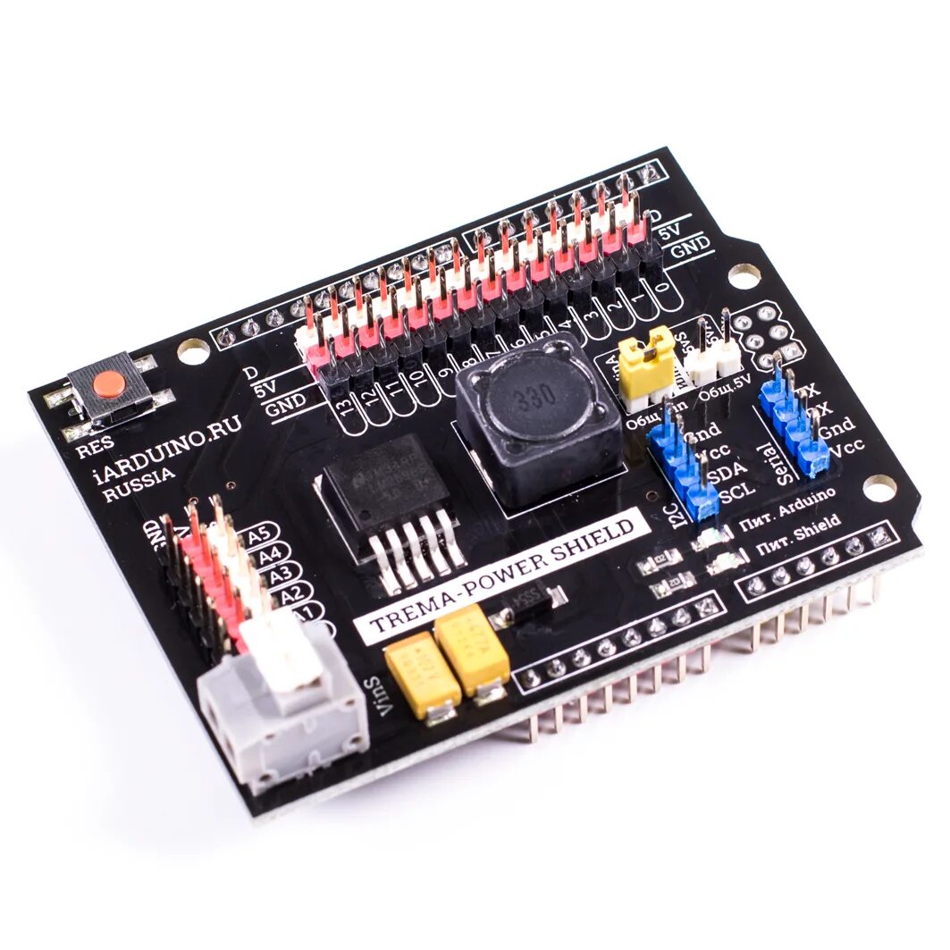 Trema-Power Shield для Arduino. Trema шилд ардуино. Trema Power Shield х 1шт.. Плата расширения trema Shield.