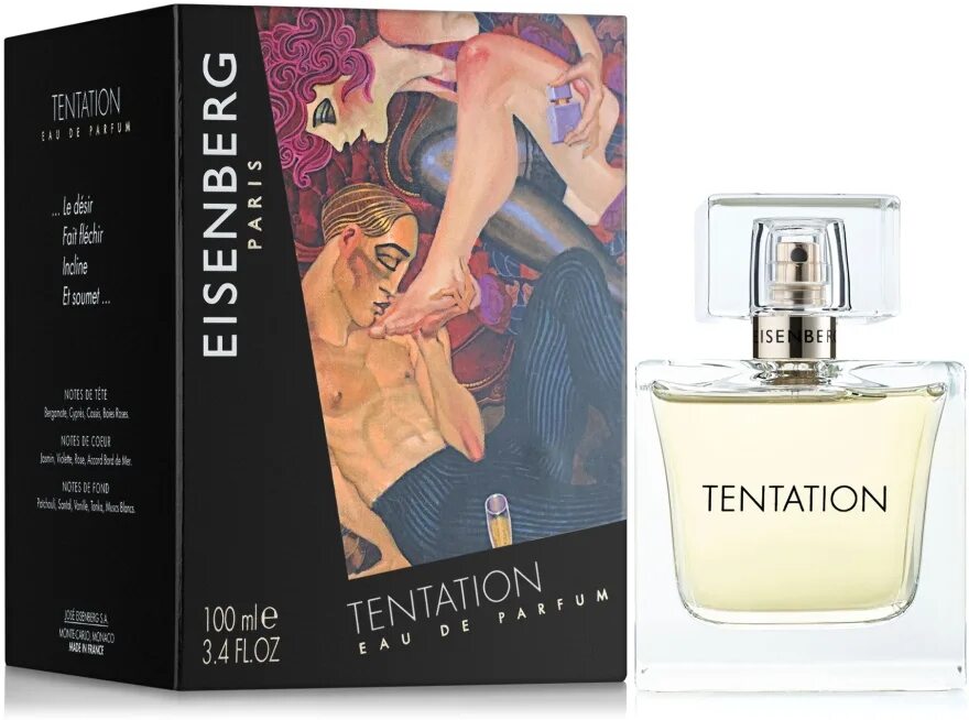 Eisenberg tentation irresistible. Духи Tentation Eisenberg. Парфюм Айзенберг женский тентейшен. Духи Eisenberg Tentation летуаль. Eisenberg духи женские Tentation Paris.