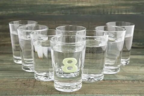 Glasses of water a day
