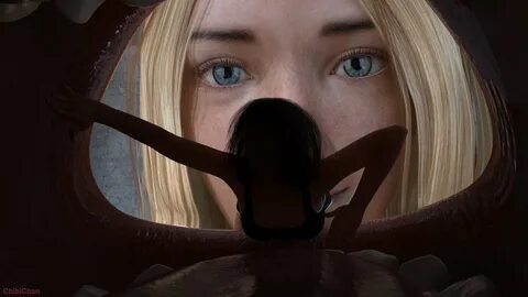 ChibiChan na Twitterze: "Image from a #giantess #vore render. 