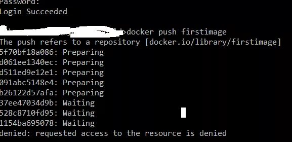 Docker access error. The requested session access is denied.