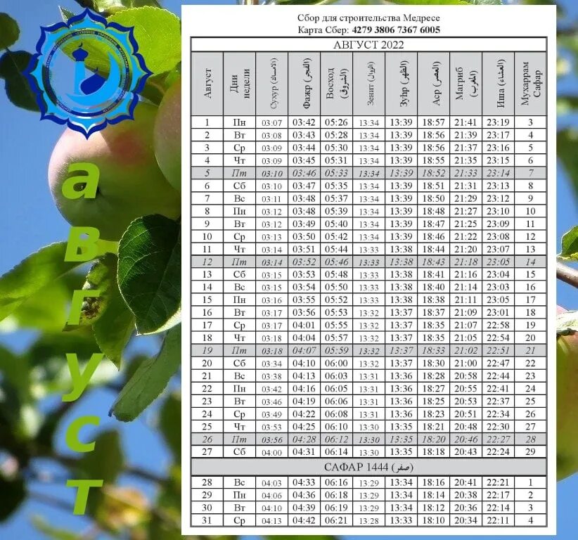 Время намаза 2022 год. Календарь намаза на август. Календарь намаза 2022г. График намазов КБР 2022. Время намаза в екатеринбурге на месяц 2024