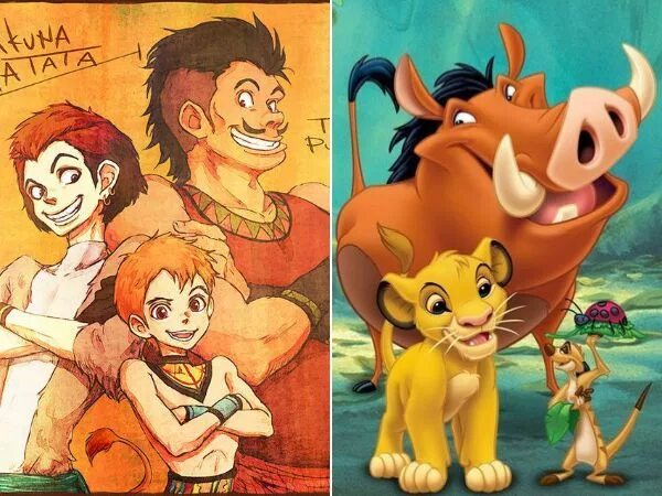 Redraw Anime vs cartoon, Disney anime style, Cartoon as anime
